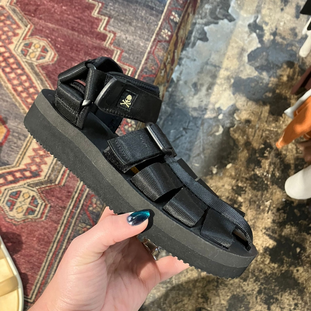 Sz 5 Nib Black Suicoke Sandals